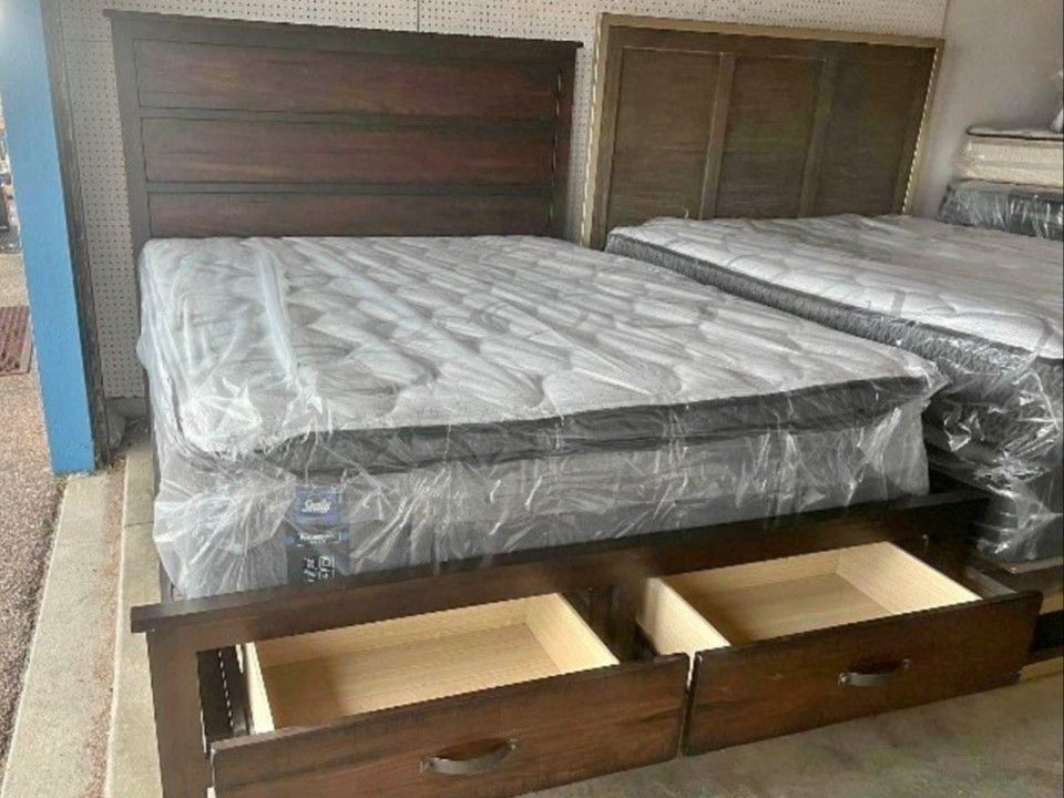 Low Offer New King Size Pillow Top Mattresses