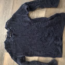 Navy Sweater Size M
