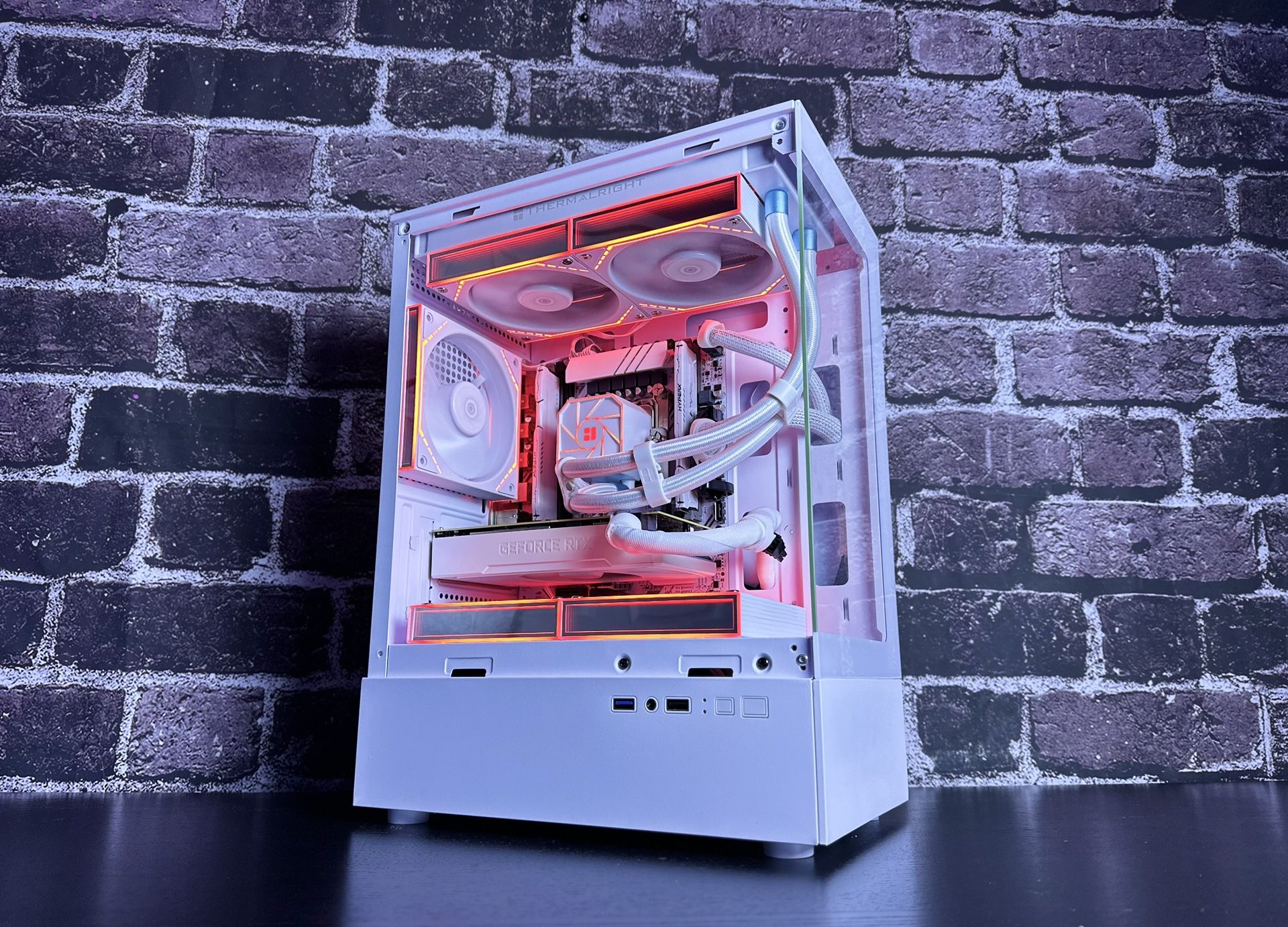 White Gaming Pc - Intel i7 5820k / RTX 2060 6GB / RAM 16GB / Storage 500GB / Liquid Cooling