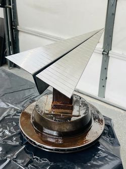 Metal PAPER airplane