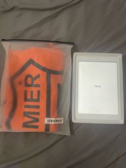 Apple iPad and MIER Orange Apparel