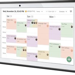 10.1 Inch Smart Digital Calendar Planner & Chore Chart,Touch Screen for Family