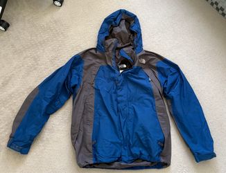 The North Face Gore Tex Blue And Gray Jacket Size L