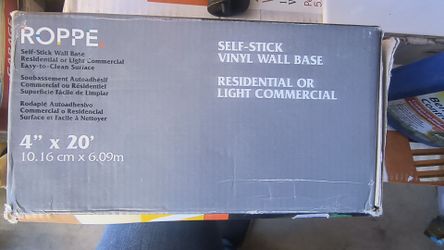 Roppe Self-Stick Vinyl Wall Base 4" x 20'