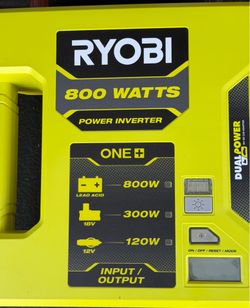 ONE+ 18V 800-Watt Max 12V Automotive Power Inverter with Dual USB Ports