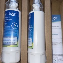 Waterdrop Refrigerator Water Filter, Replacement for LG® LT700P®, Pack of 2