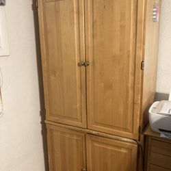 Wood Computer Cabinet(cabinet Only)