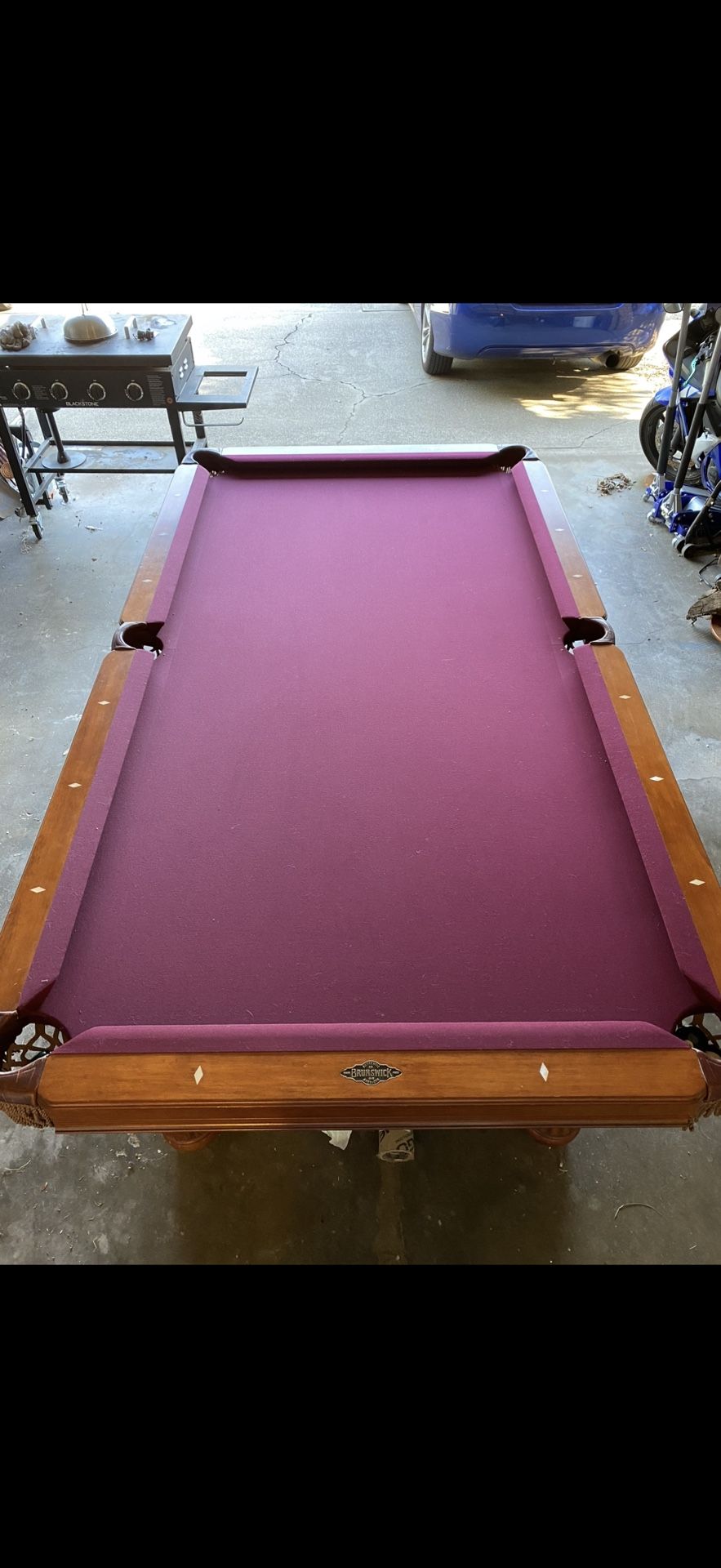 Authentic Brunswick Pool Table