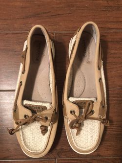 Two Toned Sperry Boat Shoes Size 9.5