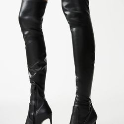 Vava Black And Red Boots Steve Madden 