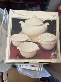 Swirl 7pc Soup Serving Set