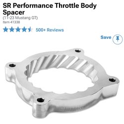 Mustang 5.0 11-23 throttle body spacer