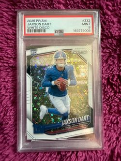 2025 Prizm Jaxson Dart White Disco PSA