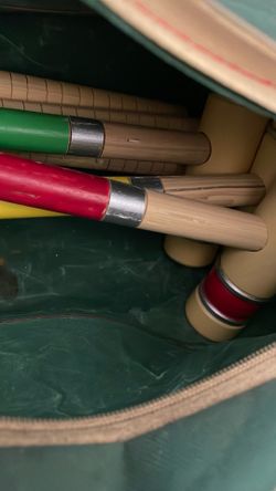 Wooden Croquet add down when sold