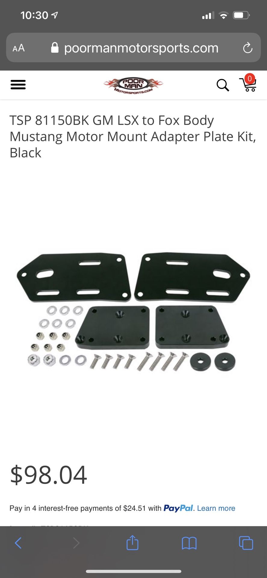 Mustang Ls Swap Mounts