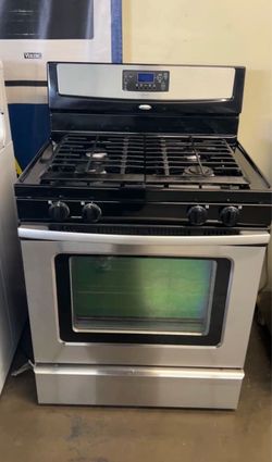 Whirlpool 30” Stainless Steel Gas Range – $450