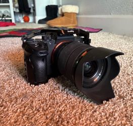 Sony A7iii Mirrorless Camera with Lens and SmallRig Cage