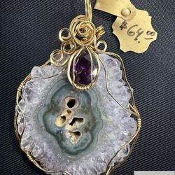 Semi-Precious Gemstone Pendants 