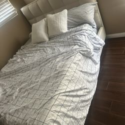 Bed, Mattress, Swivel Chair And Mirror $300 Total!!!