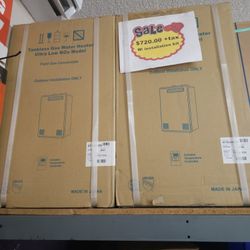 Tankless Water Haater for Two Bathroom