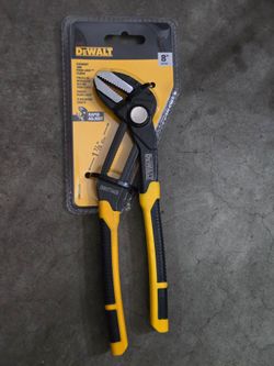 DEWALT DWHT74426 8-inch Straight Jaw Push-Lock Pliers