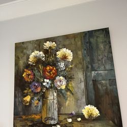 Flowers on Canvas