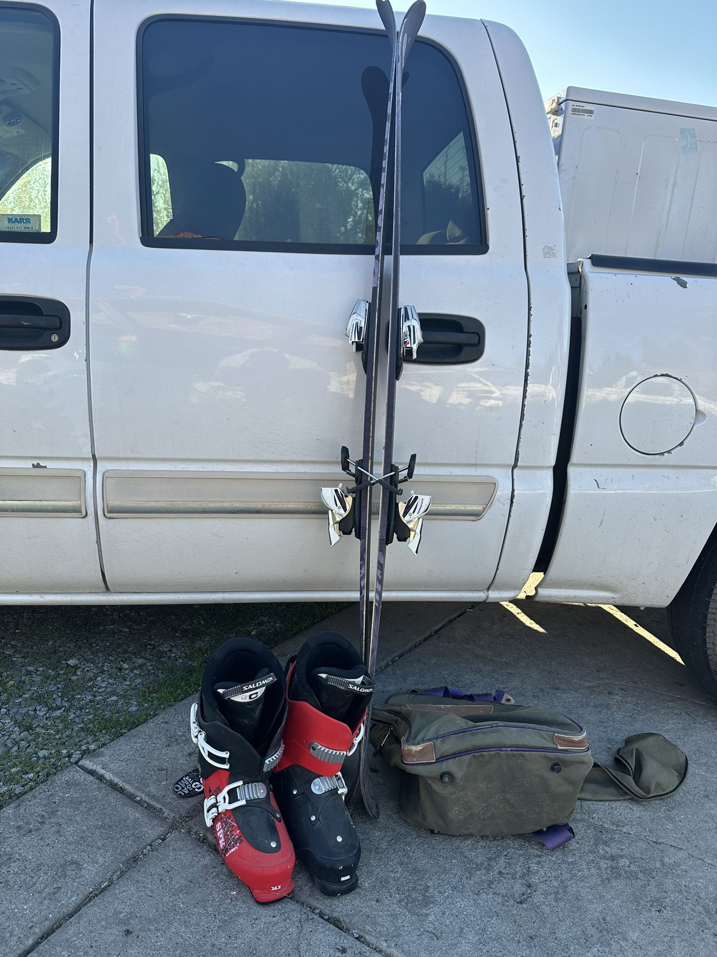 Solomon Knight, 171 Skis W/  Boots