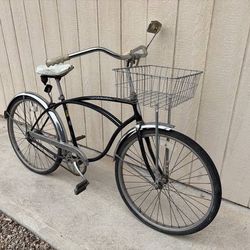 Vintage Schwinn beach cruiser style cantilever frame bike