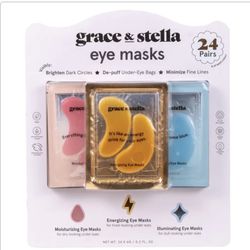 Grace & Stella Under Eye Masks, Under Eye Patches Combo Pack, 24-count