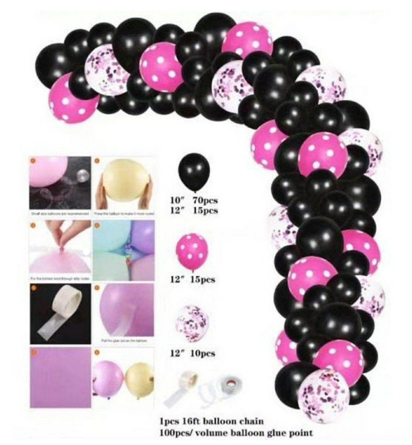 Balloon garland kit.