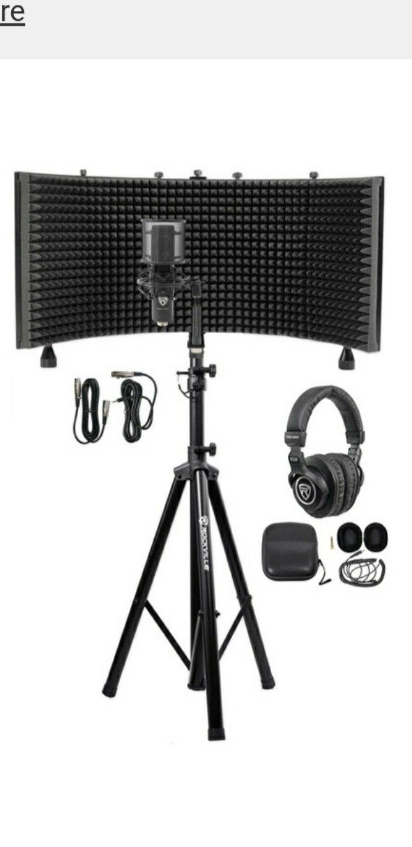 Rockville Studio Mic & Headphone Setup