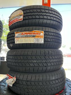 ‼️📲195:70:14 vendo set de llantas nuevas Arroyo