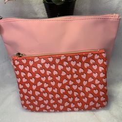 2 BRAND NEW ASSORTED MAKE UP BAGS 