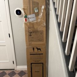 Dog Glass Sliding Door