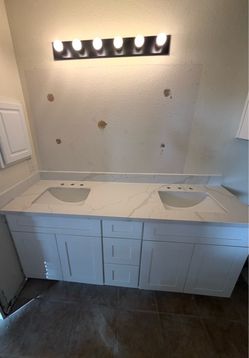 Cabinets and counter top