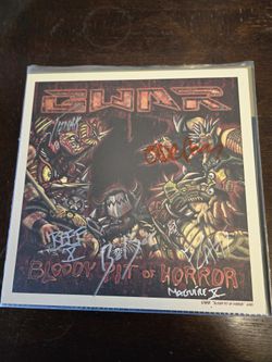 Gwar  Autographed Bloody Pit Of Horror  Rare 
