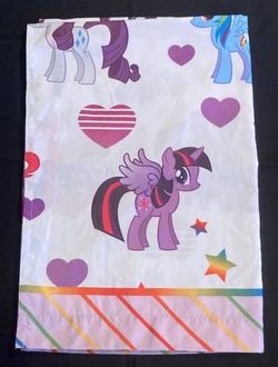 My Little Pony twin flat sheet 2014 Twilight Sparkle Pinkie Pie Rainbow Dash