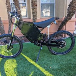 Brand NEW! Enduro Stealth Bomber Electric Bike 5000w Peak 6000w 72v 42ah