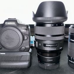 Canon R5 And Sigma Zoom lens as