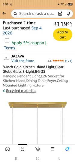 3-Light Gold Pendant Chandelier with Globe Shades
