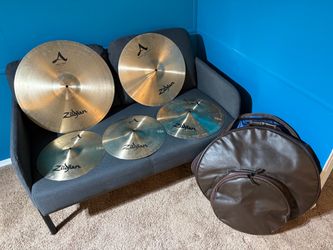 Zildjian A391 Sweet Cymbal set (ride, crashes, hats)