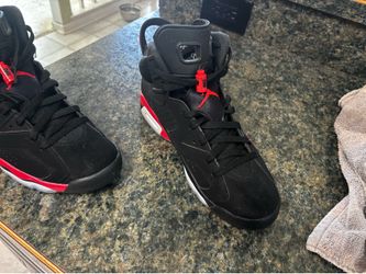 Jordan 6 infrared  Black/red