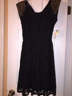 Gianni Bini (GB) black lace dress