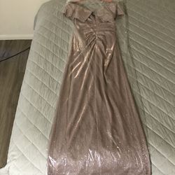 Formal Gown Dress Women’s Size 6 Light Pink/Beige