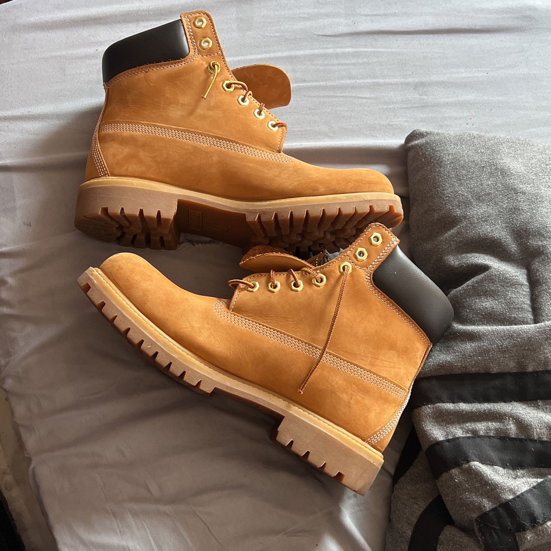 Size 10 timberland shoe Size 10 M Timberland Wheat Boots Premium 6 main image 2