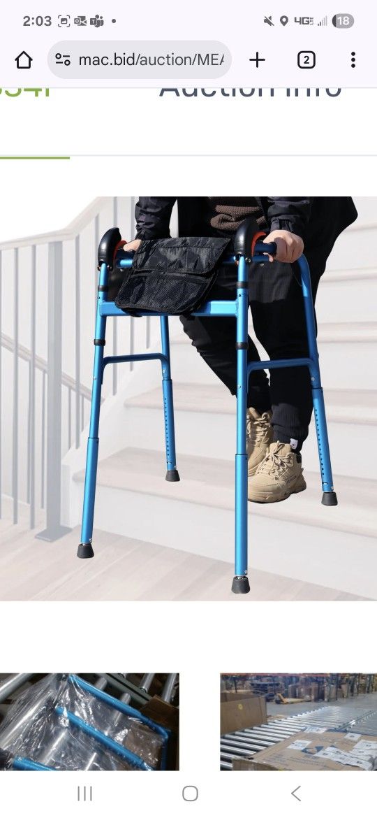 Folding Walker - Brand New