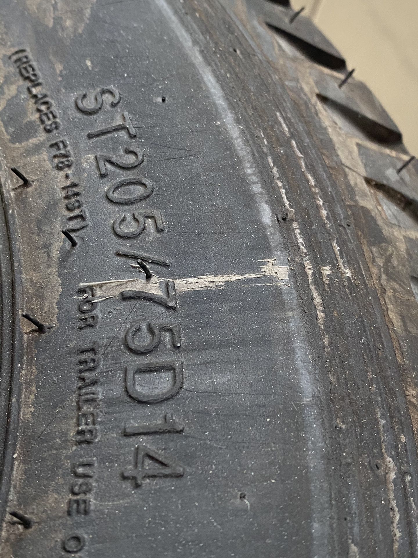 4 Brand new trailer tires with rims