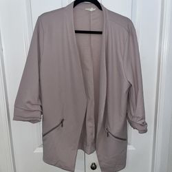 Maurices Lilac Zip Pocket Blazer XXL