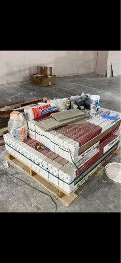 Pallet of tile