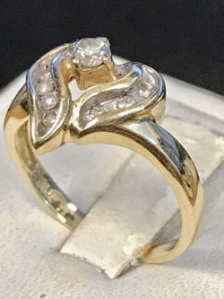Heart diamond ring